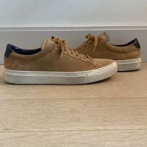 suede brown common projects